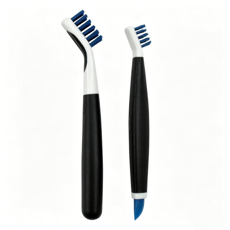 CLEAN WORLD Deep Clean Brush Set, 2-Pack Crevice Cleaning Brushes for Grout, Sinks, Stovetops, and Hard-to-Reach Areas