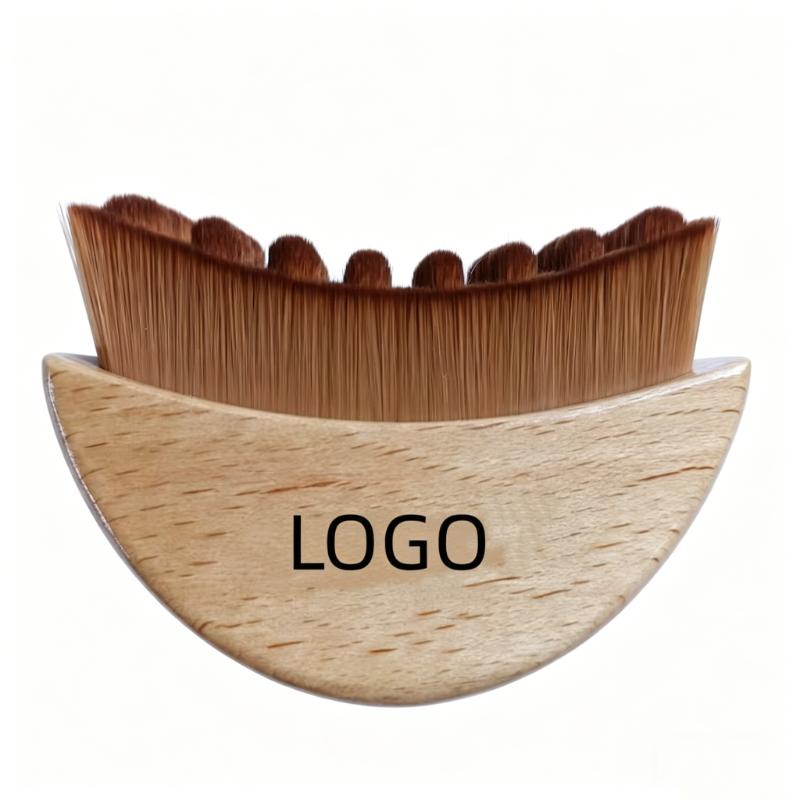 CLEAN WORLD Natural Wooden Facial Contour Brush, Multi-Purpose Lymphatic Brush for Face, Jaw, Neck and Body, Improve Circulation & Reduce Puffiness