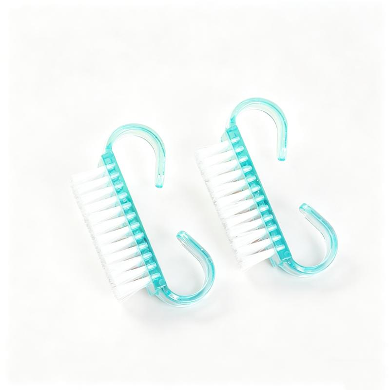 CLEAN WORLD Mini Nail Brush,Colorful Plastic Nail Cleaning Brushes with Handle, Soft Bristle Fingernail Scrub Brush for Nails, Toes, and Home Use