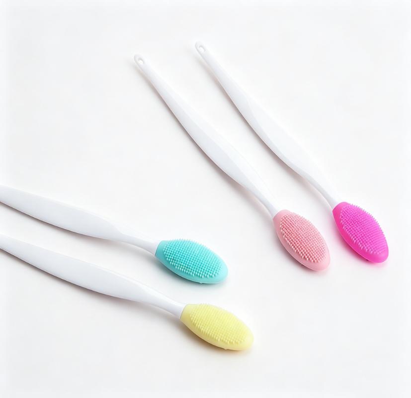 CLEAN WORLD Silicone Face Cleansing Brush, 3-in-1 Facial Exfoliating Tool for Blackhead, Lip & Nose Deep Cleaning