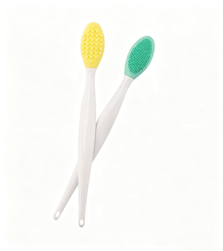 CLEAN WORLD Silicone Face Cleansing Brush, 3-in-1 Facial Exfoliating Tool for Blackhead, Lip & Nose Deep Cleaning
