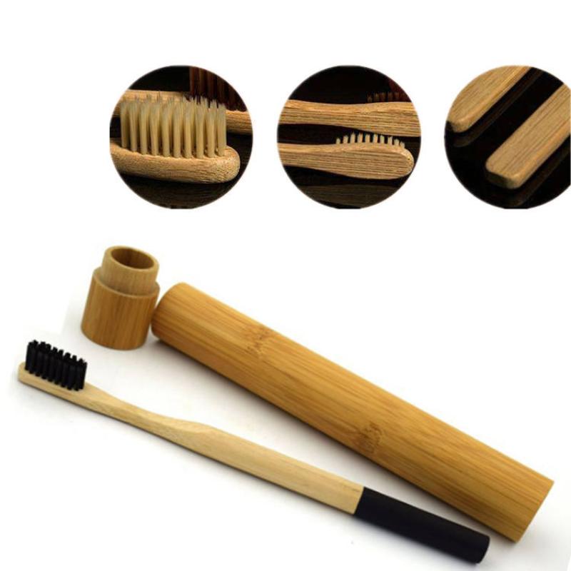 CLEAN WORLD Eco-Friendly Bamboo Toothbrushes - Disposable Soft Bristle Bamboo Toothbrushes for Hotels, Travel & Family Use, Biodegradable Natural Bamboo Handles