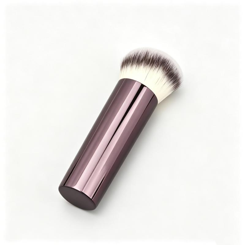 CLEAN WORLD Angled Foundation Brush, Premium Synthetic Bristles Blending Brush for Liquid, Cream & Powder Makeup, Flawless Base Makeup Tool