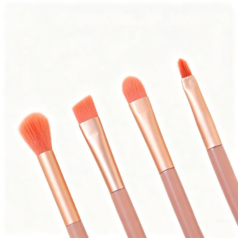 CLEAN WORLD 8PCS Makeup Brush Set with Travel Case, Premium Synthetic Bristles Cosmetic Brushes for Foundation, Eyeshadow, Blush & Concealer