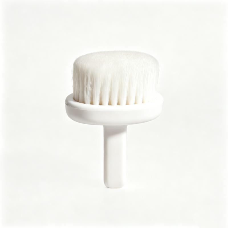 CLEAN WORLD Ring Nail Dust Cleaning Brush, Soft Bristle Manicure Nail Cleaner, Finger Ring Handle Nail Art Brush
