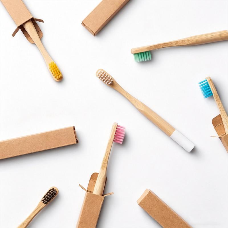 CLEAN WORLD Natural Bamboo Toothbrush | Soft Bristles, Biodegradable, Eco-Friendly Oral Care