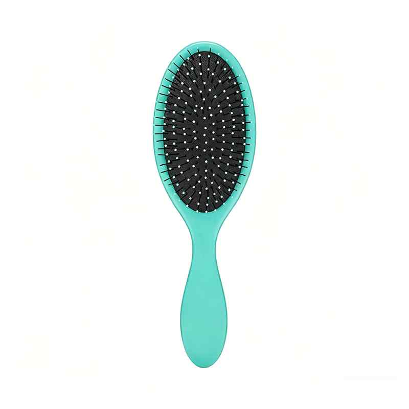 CLEAN WORLD Ergonomic Detangler Hair Brush with Soft Flexible Bristles | Effortless Detangling for Curly, Straight, Thick & Fine Hair