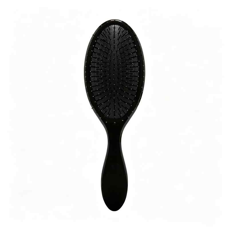 CLEAN WORLD Ergonomic Detangler Hair Brush with Soft Flexible Bristles | Effortless Detangling for Curly, Straight, Thick & Fine Hair