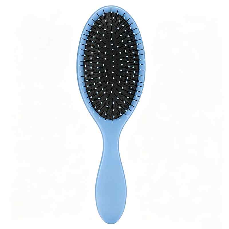 CLEAN WORLD Ergonomic Detangler Hair Brush with Soft Flexible Bristles | Effortless Detangling for Curly, Straight, Thick & Fine Hair