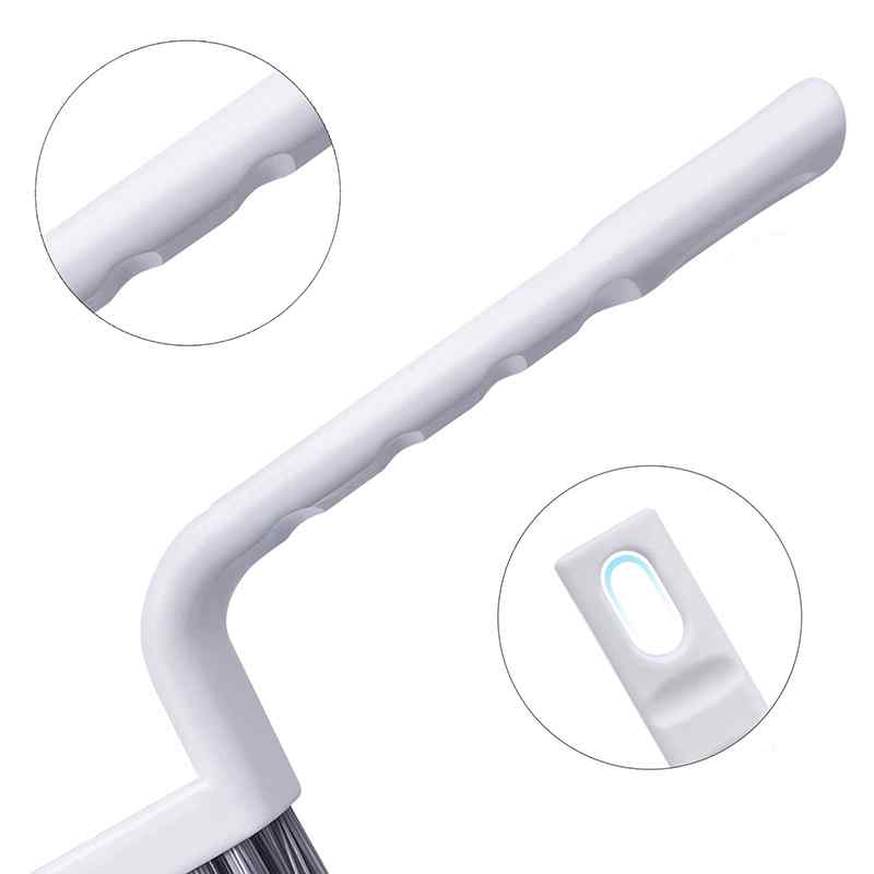 CLEAN WORLD V-Shaped Grout Cleaning Brush, Stiff Bristle Scrub Brush for Tile Lines, Kitchen Stovetops, Shower Corners & Household Crevices