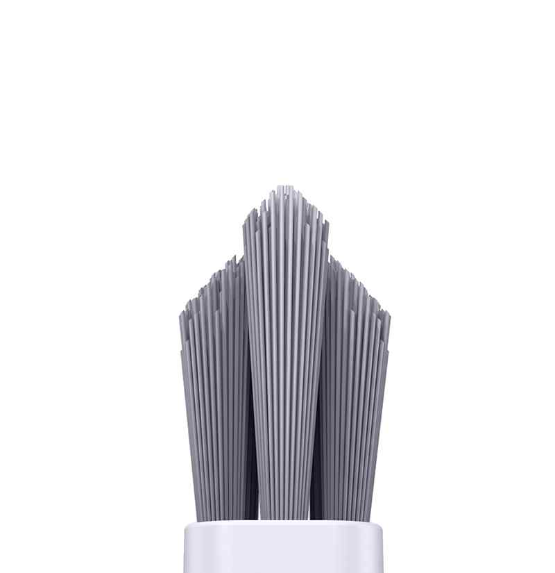CLEAN WORLD V-Shaped Grout Cleaning Brush, Stiff Bristle Scrub Brush for Tile Lines, Kitchen Stovetops, Shower Corners & Household Crevices