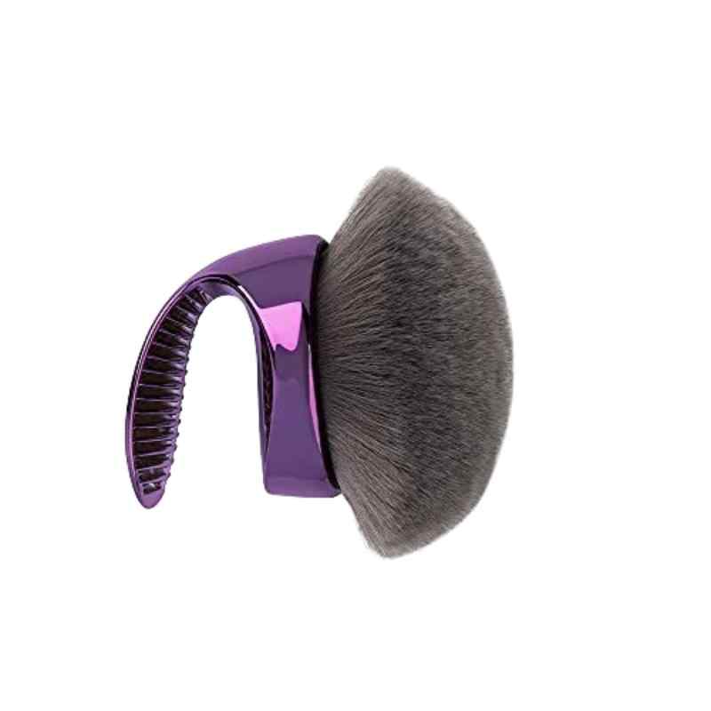 CLEAN WORLD Large Body Makeup Brush, Fluffy Synthetic Bristle Foundation Brush with Ergonomic Handle, for Body & Face Highlighter, Bronzer, and Self-Tanner Application