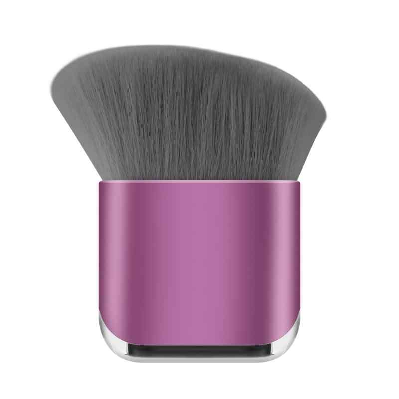 CLEAN WORLD Large Body Makeup Brush, Fluffy Synthetic Bristle Foundation Brush with Ergonomic Handle, for Body & Face Highlighter, Bronzer, and Self-Tanner Application