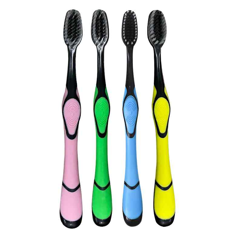 CLEAN WORLD Adult Manual Toothbrush with Soft Bristles, Non-Slip Grip, Bulk Pack for Home & Travel, Multi-Color