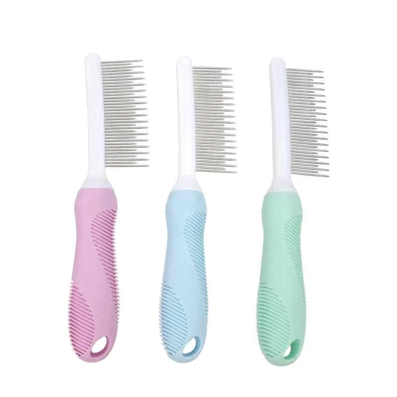 CLEAN WORLD Waterproof Manual Pet Flea Needle Comb, Hot‑Sale Grooming Brush for Dogs and Cats