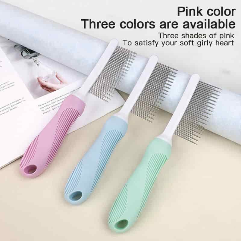 CLEAN WORLD Waterproof Manual Pet Flea Needle Comb, Hot‑Sale Grooming Brush for Dogs and Cats
