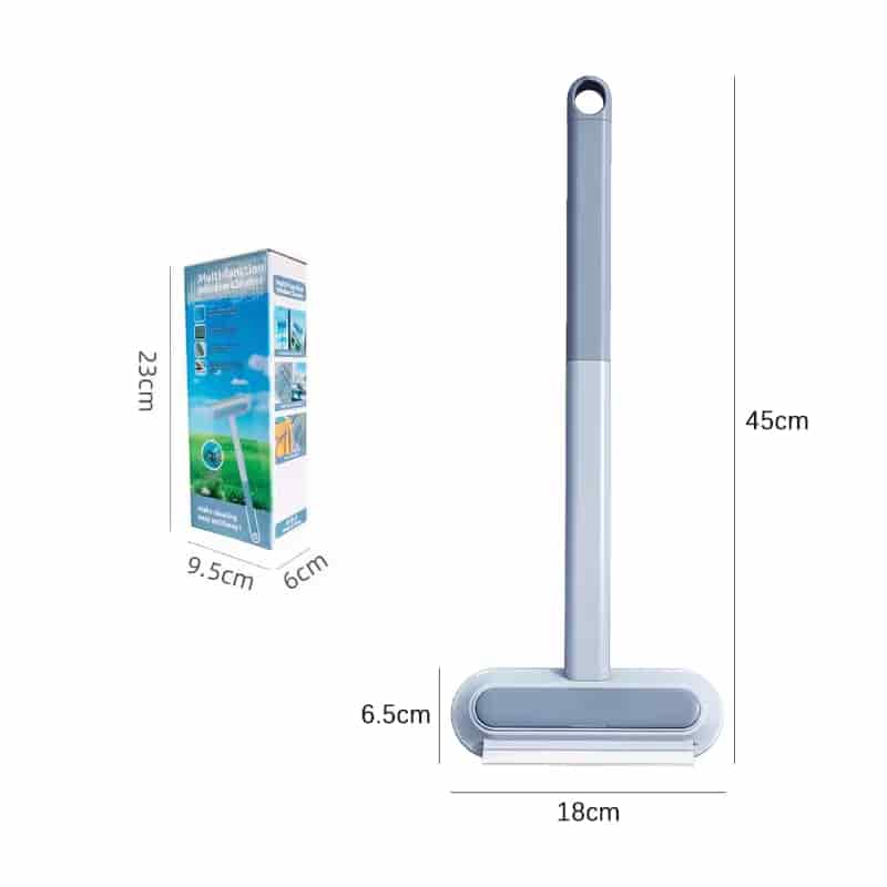 CLEAN WORLD Multi‑Function Reusable Double‑Sided Flannelette Lint Brush, Eco‑Friendly PP Handle Pet Fur & Household Hair Remover Cleaning Brush