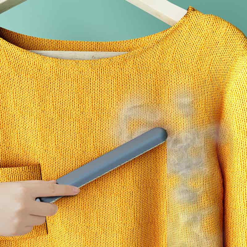 CLEAN WORLD Multi‑Function Reusable Double‑Sided Flannelette Lint Brush, Eco‑Friendly PP Handle Pet Fur & Household Hair Remover Cleaning Brush