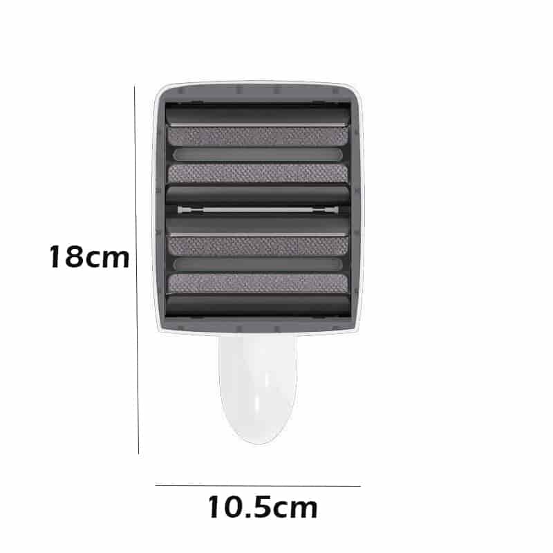 CLEAN WORLD Self‑Cleaning Pet Grooming Brush, Reusable Hair Removal Lint Roller Comb for Dogs Cats Puppies