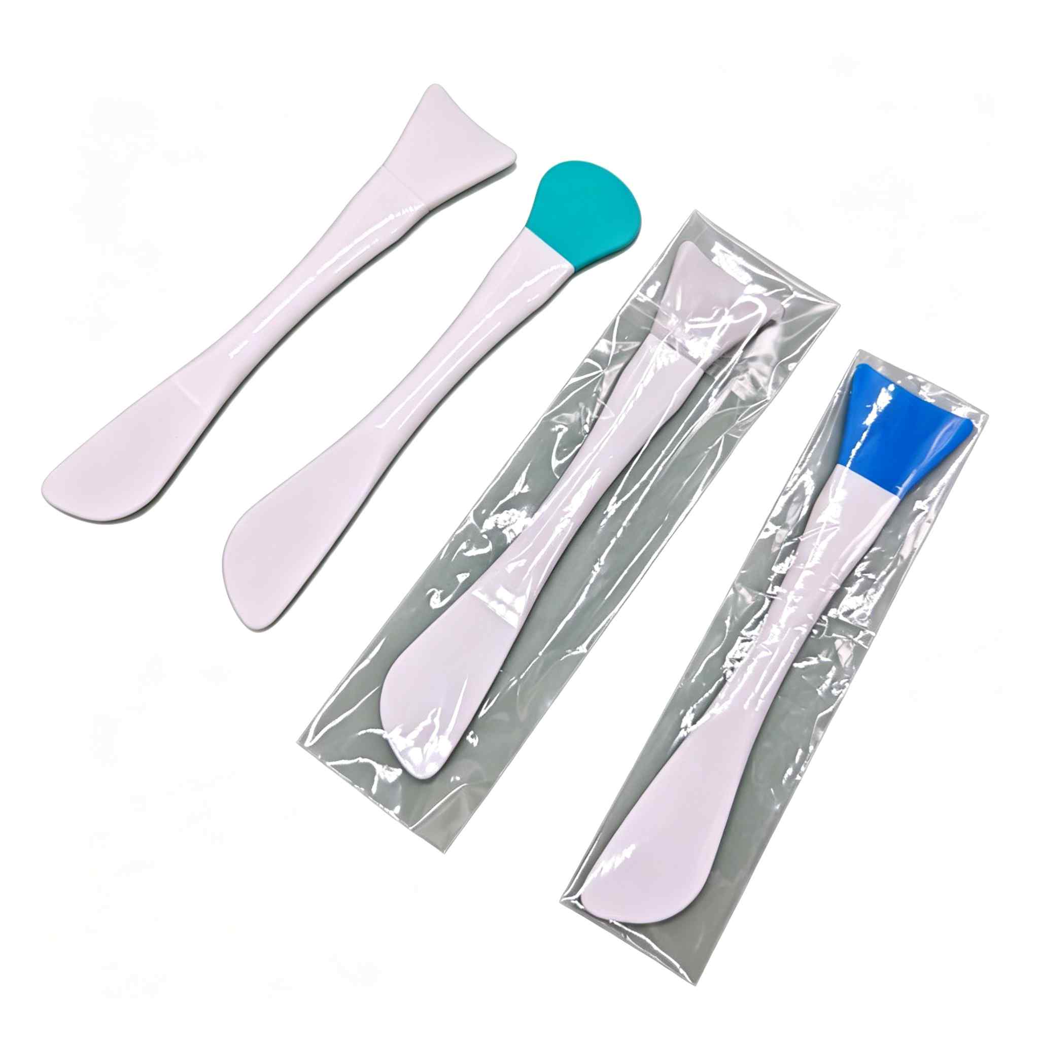 CLEAN WORLD Dual-ended Silicone Face Mask Brush & Spatula - Reusable, Multi-functional Beauty Tool for Mask Mixing & Application