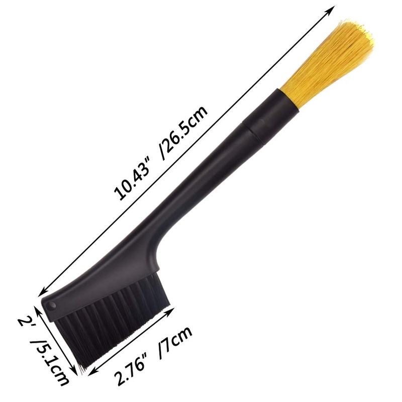 CLEAN WORLD Kitchen Coffee Powder Brush Coffee Machine Cleaning Brush, Dusting Espresso Grinder Brush Accessories for Bean Grain Coffee Tool Barista Home Kitchen