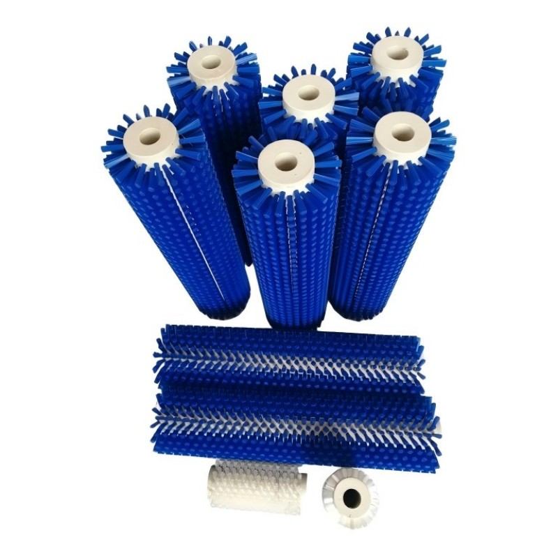 CLEAN WORLD Sanitation roller brush, Fully Covered Tufted Tube Broom – Road Sweeper Main Brush, Trommel Cylindrical Roller Brush Replacement Cleaning Parts