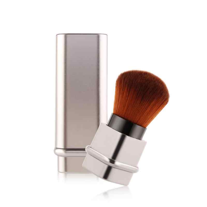 CLEAN WORLD Retractable Nail Cleaning Brush, Soft Bristle Dust Brush for Manicure, Portable Beauty Tool with Protective Cap