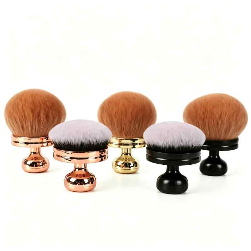 CLEAN WORLD Large Powder Brush, Ultra-Soft Kabuki Makeup Brush for Loose Powder, Blush & Bronzer, Dense Bristles with Ergonomic Handle