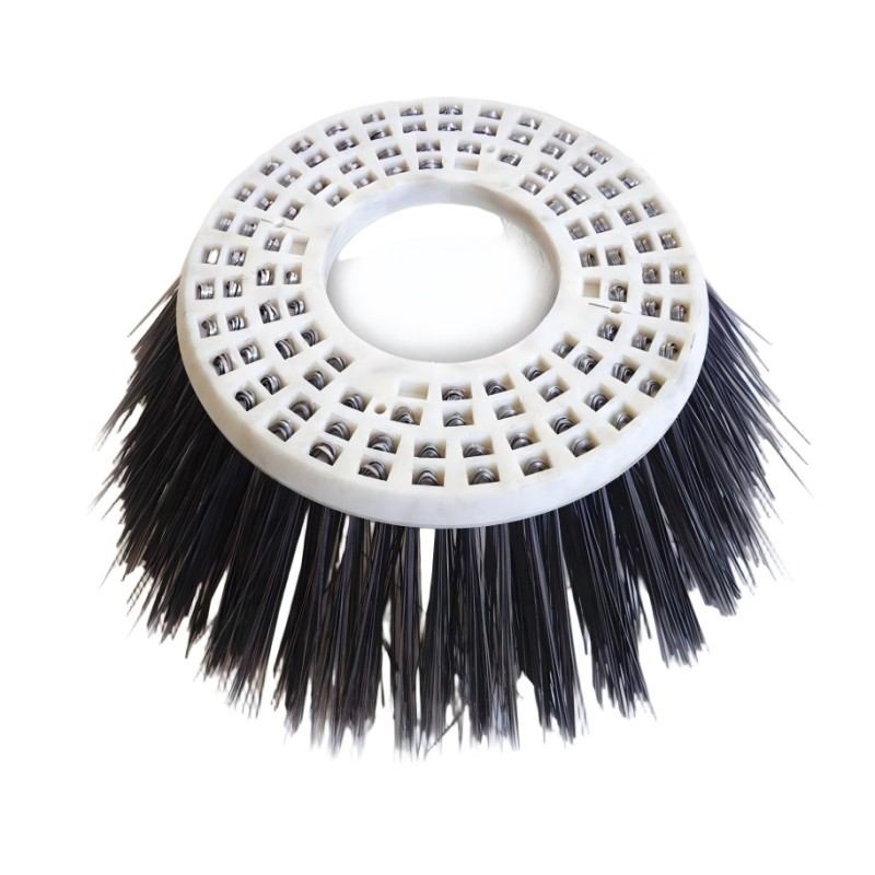 CLEAN WORLD Sanitation segment brush, High Impact Resistant Plastic Blocks Segments – Flat Steel Wire Heavy Curb Sweeping Brush, Gutter Brooms