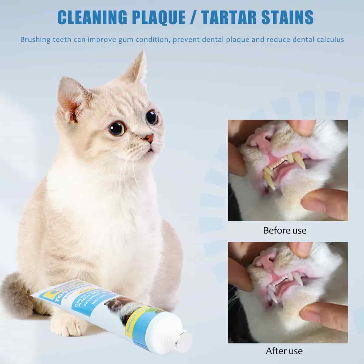 CLEAN WORLD Multi‑Flavor Customizable Pet Oral Care Toothpaste, Non‑Toxic Gentle Dental Cleaning Paste for Dogs Cats Daily Teeth Maintenance