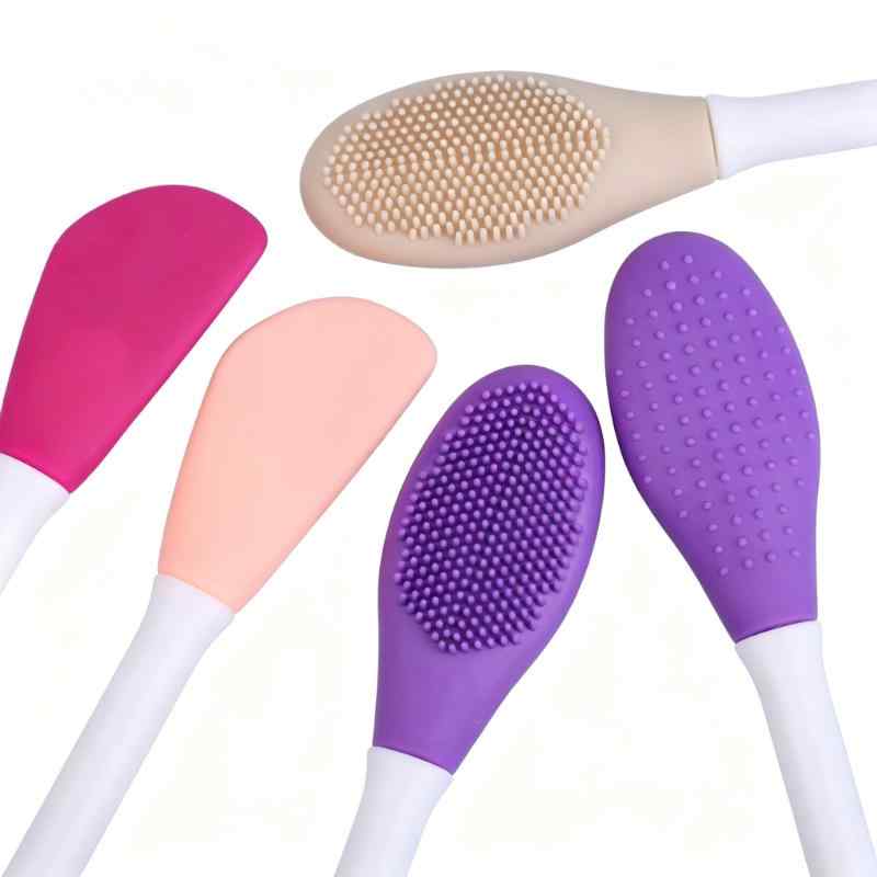 CLEAN WORLD 2-in-1 Silicone Facial Cleansing Brush & Mask Applicator | The Ultimate Skincare Tool for Cleansing & Application
