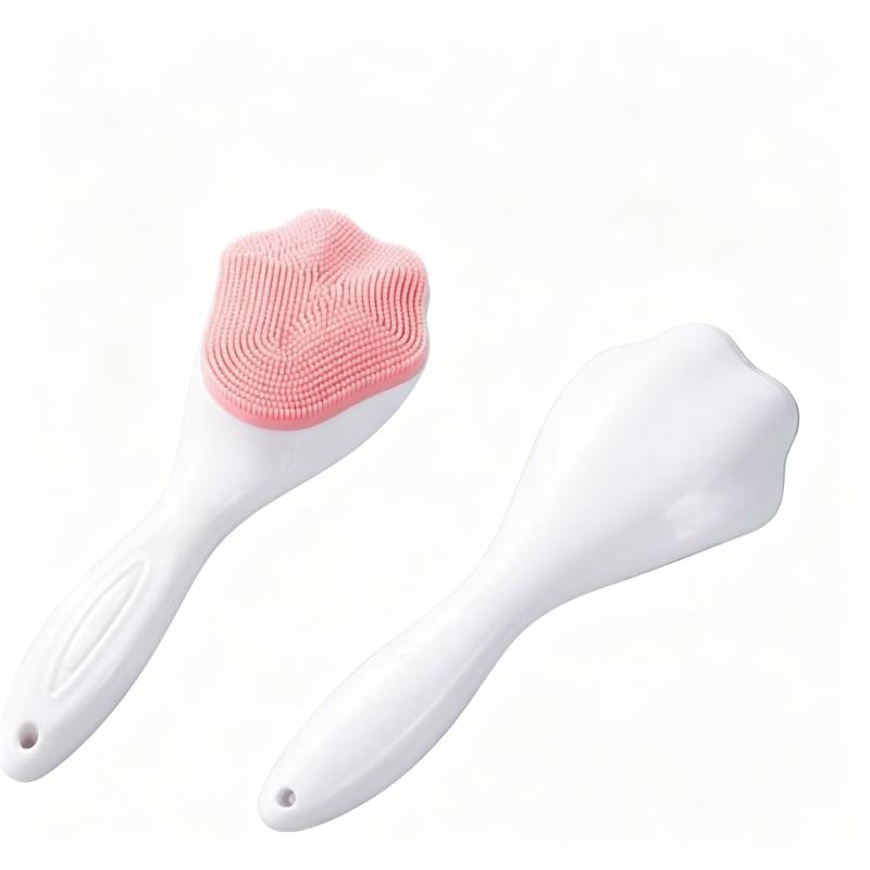 CLEAN WORLD Cat Paw Silicone Facial Cleansing Brush | Gentle Exfoliation & Massage for Glowing Skin