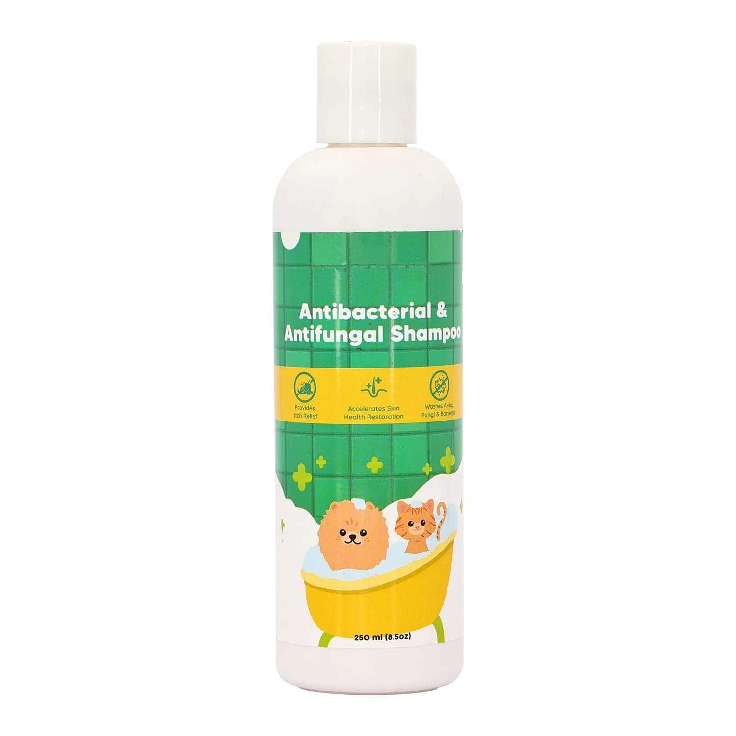 CLEAN WORLD OEM Custom Pet Shampoo | Plant Extract, Antibacterial & Itch-Relief, 50ml Portable Pet Body Wash