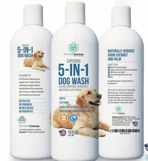 CLEAN WORLD Fragrance‑Free Oatmeal & Aloe Dog Shampoo, Eco‑Friendly Gentle Pet Cleaning Bathing Shampoo for Sensitive Skin