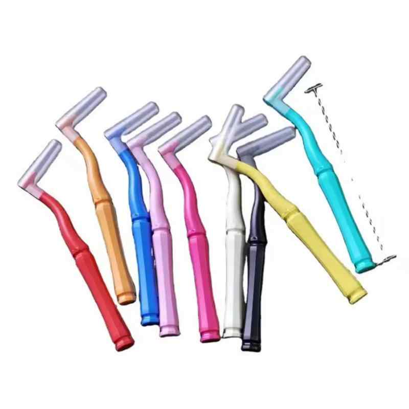 CLEAN WORLD Professional L-Shaped Interdental Brush - 180° Bendable, Deep Cleaning for Braces, Wisdom Teeth & Hard-to-Reach Areas