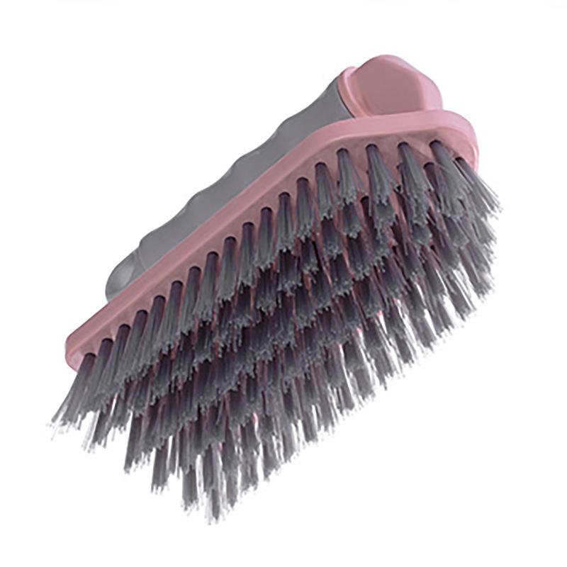 CLEAN WORLD Ergonomic Multi-Surface Scrub Brush - Soft Yet Stiff Bristles, Comfort Grip Handle for Deep Cleaning
