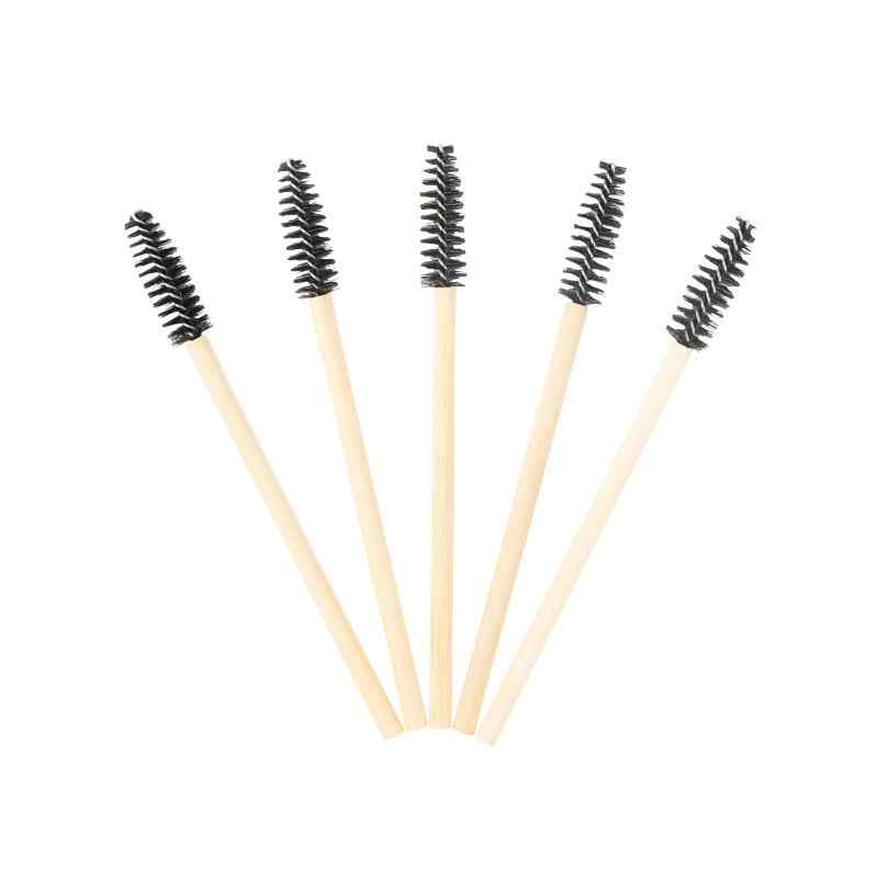 CLEAN WORLD Premium Disposable Mascara Wands - Versatile Spoolie Brushes for Eyelash Extensions, Brow Grooming and Makeup Application