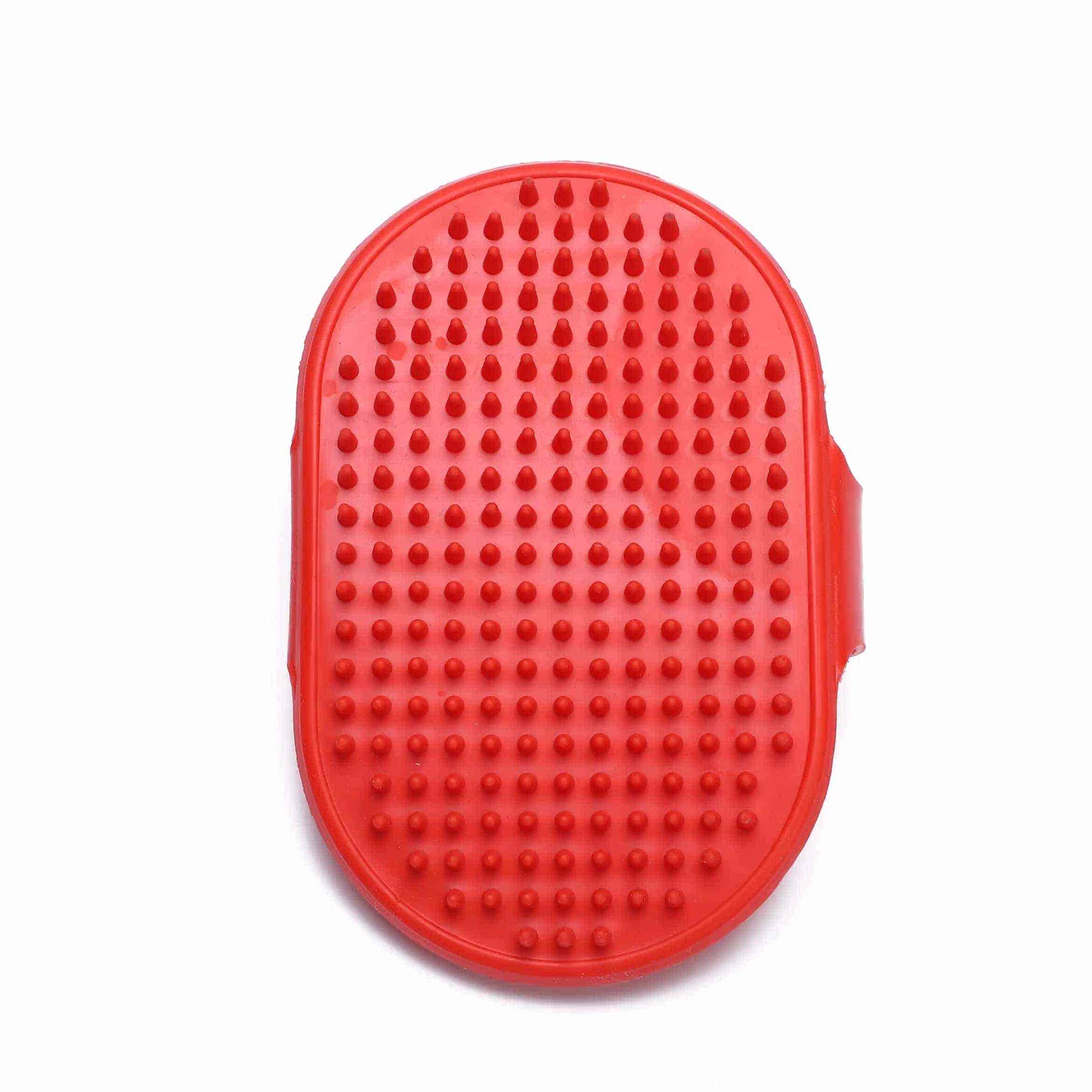 CLEAN WORLD Soft TPR Pet Bath Massage Gloves, Safety Silicone Grooming Brush for Dogs Cats Daily Care