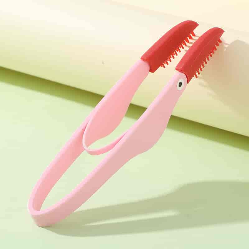 CLEAN WORLD Soft Silicone Pet Tear Stain Brush, Gentle Eye Dirt Cleaner Clip for Dogs Cats Small Animals