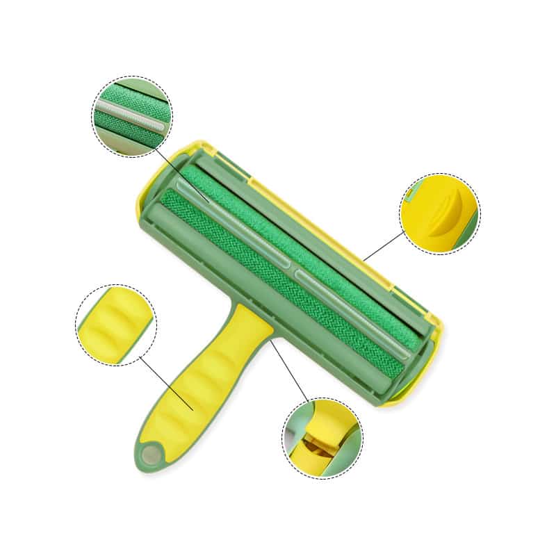CLEAN WORLD Wholesale Sticky Pet Hair Roller Brush, Household Lint Remover for Cat Dog Hair & Clothes Cleaning