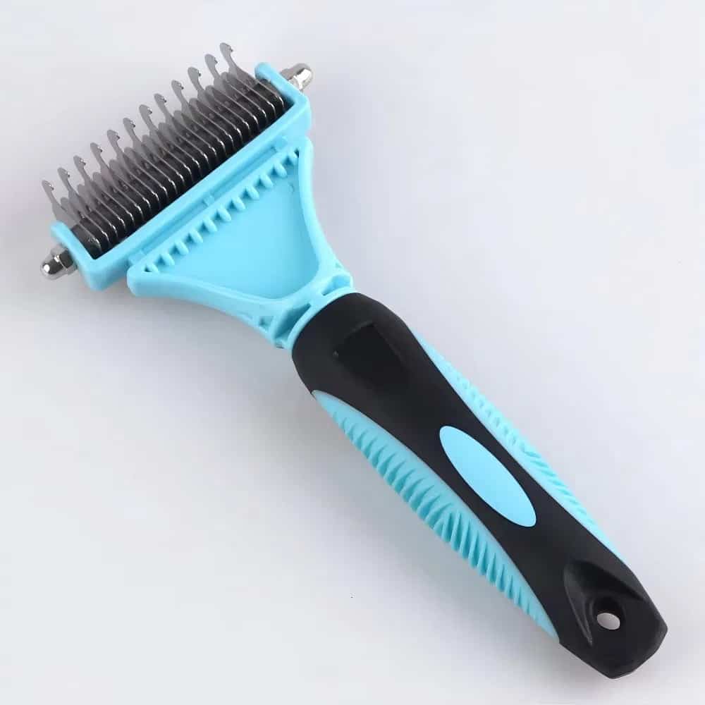 CLEAN WORLD Wholesale Pet Hair Remover Comb, Plastic & Steel Dog Cat Cleaning Brush for Bulk Supply
