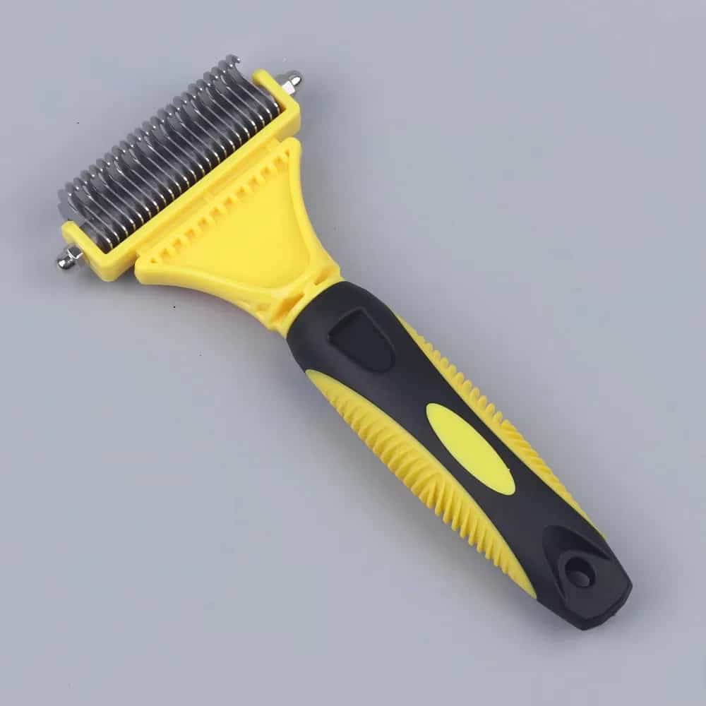 CLEAN WORLD Wholesale Pet Hair Remover Comb, Plastic & Steel Dog Cat Cleaning Brush for Bulk Supply