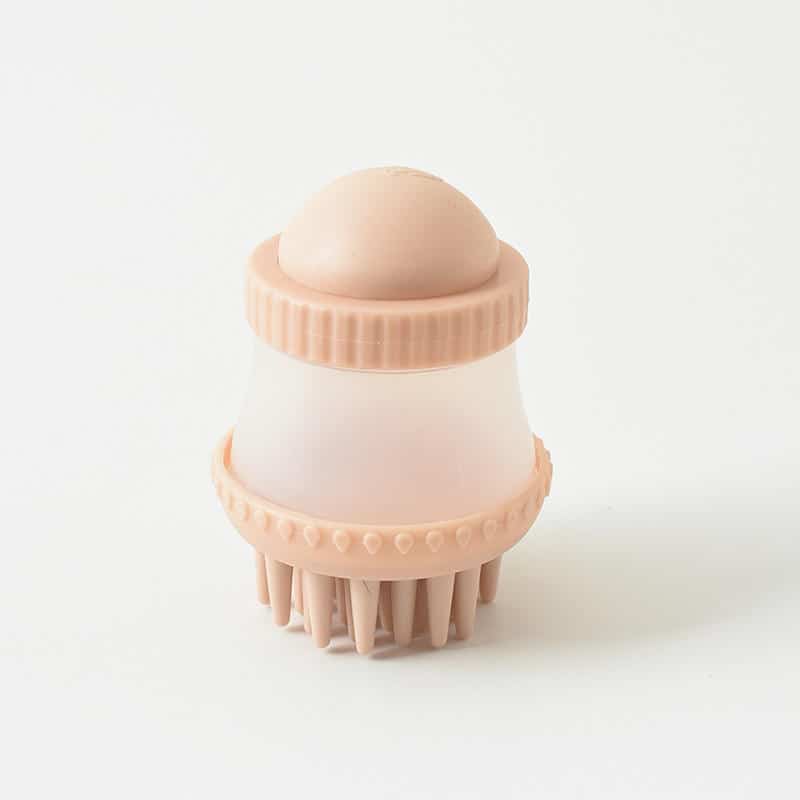 CLEAN WORLD Wholesale Silicone‑Rubber Pet Bath Brush, Gentle Squeezable Soap Bubble Massage Tool for Dogs Cats