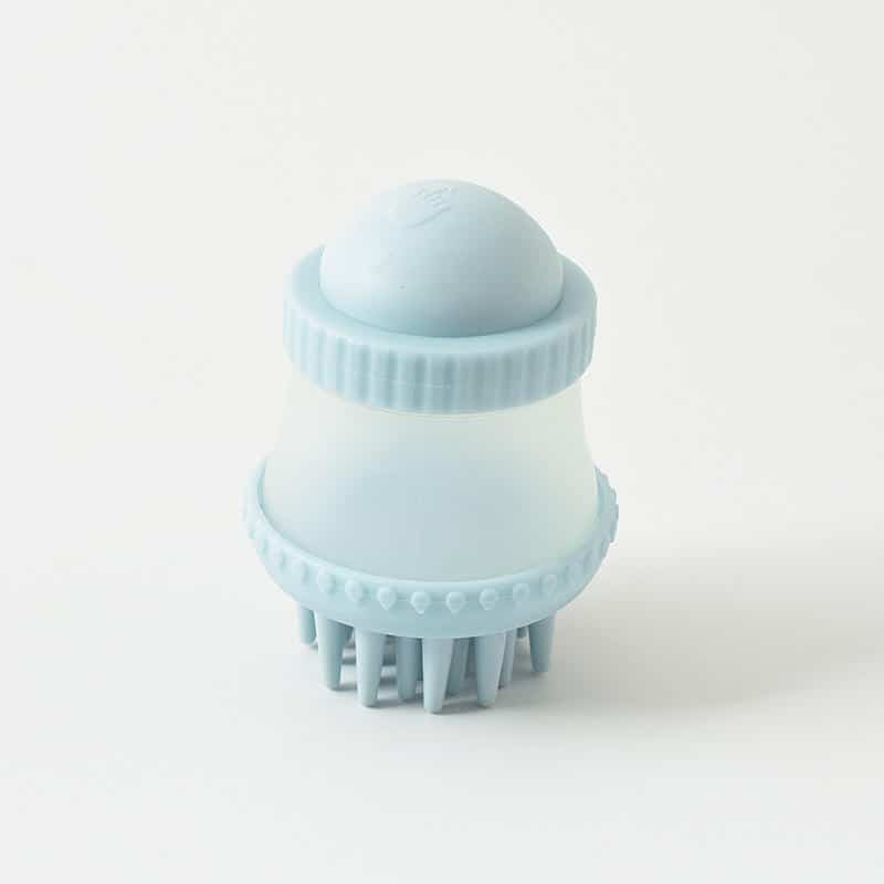 CLEAN WORLD Wholesale Silicone‑Rubber Pet Bath Brush, Gentle Squeezable Soap Bubble Massage Tool for Dogs Cats