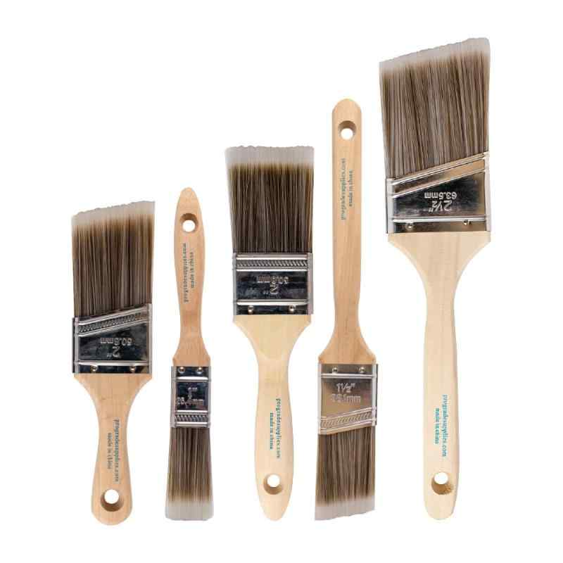 CLEAN WORLD Paint Roller & Brush Kit, 10‑Piece All‑in‑One Painting Set, Microfiber Rollers & Angle Flat Brushes for Walls, Cabinets, Interior & Exterior Latex Oil‑Based Paints & Stains