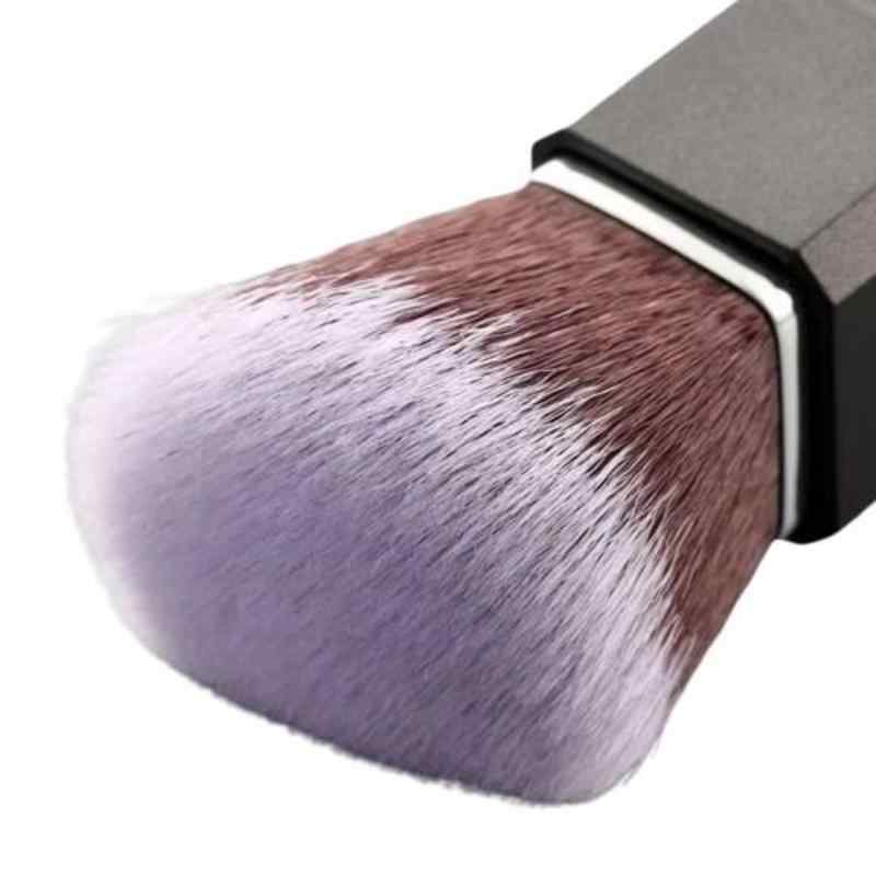 CLEAN WORLD Spiral Twist Handle Foundation Makeup Brush, Soft Goat Hair Angled Face Brush for Blending Liquid Cream Powder Cosmetics