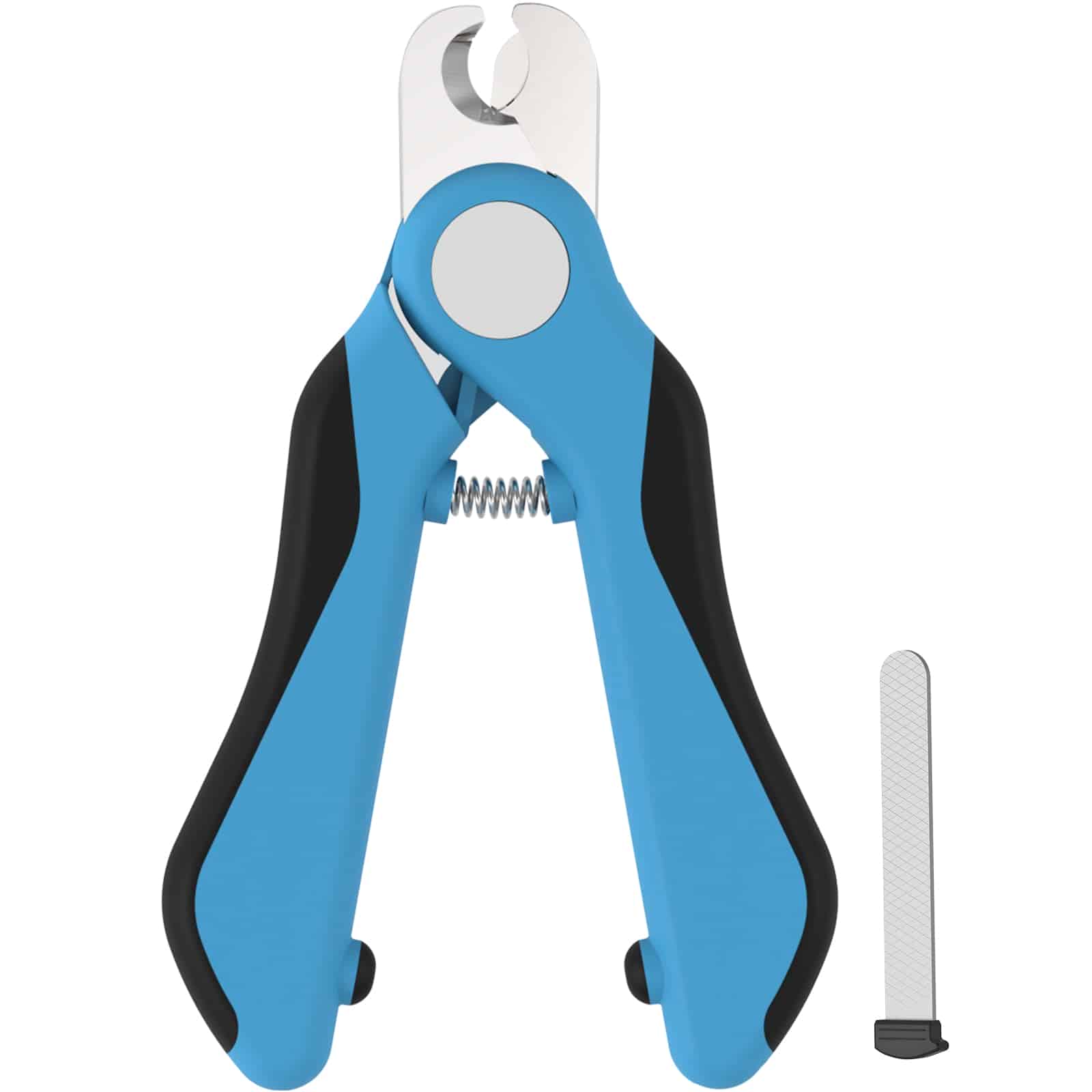 CLEAN WORLD Stainless Steel Pet Nail Clippers, Safe Claw Trimmer with Over-Cutting Prevention for Dogs Cats