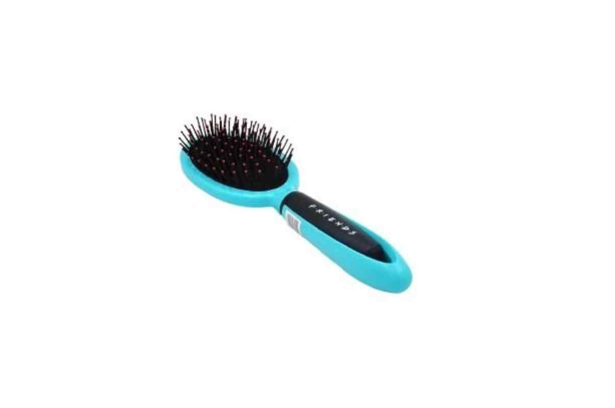 CLEAN WORLD Soft Air Cushion Paddle Hair Brush, ABS Plastic Salon Hair Brush with UV Printing, Gentle Detangling Hair Comb for Home & Salon Use
