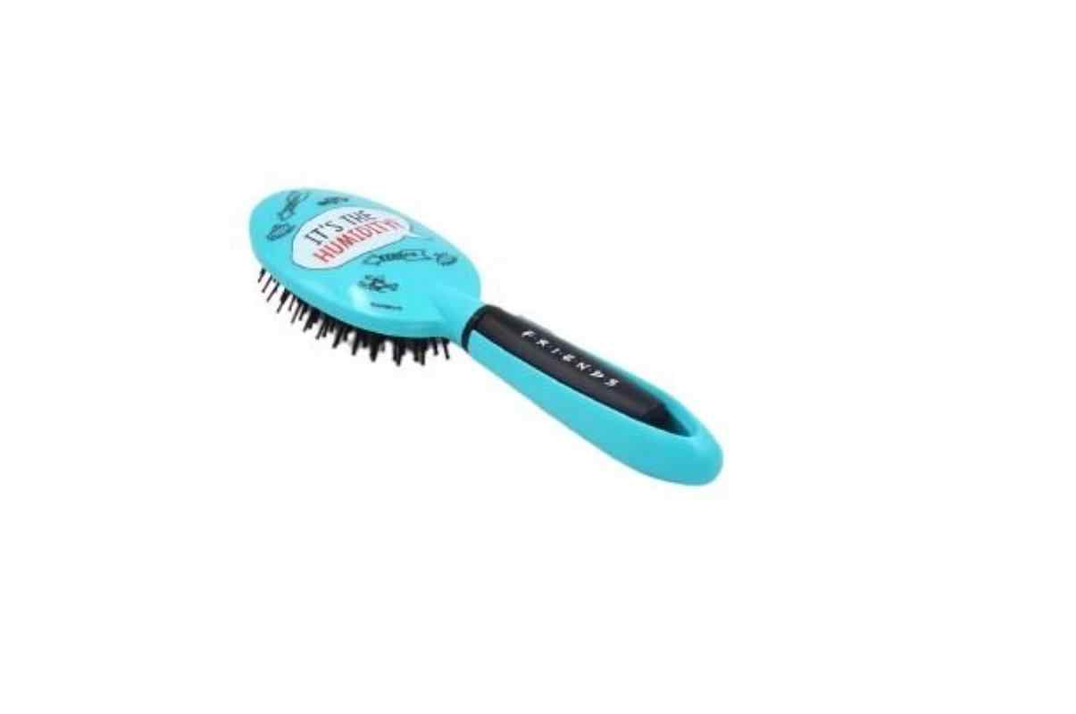 CLEAN WORLD Soft Air Cushion Paddle Hair Brush, ABS Plastic Salon Hair Brush with UV Printing, Gentle Detangling Hair Comb for Home & Salon Use