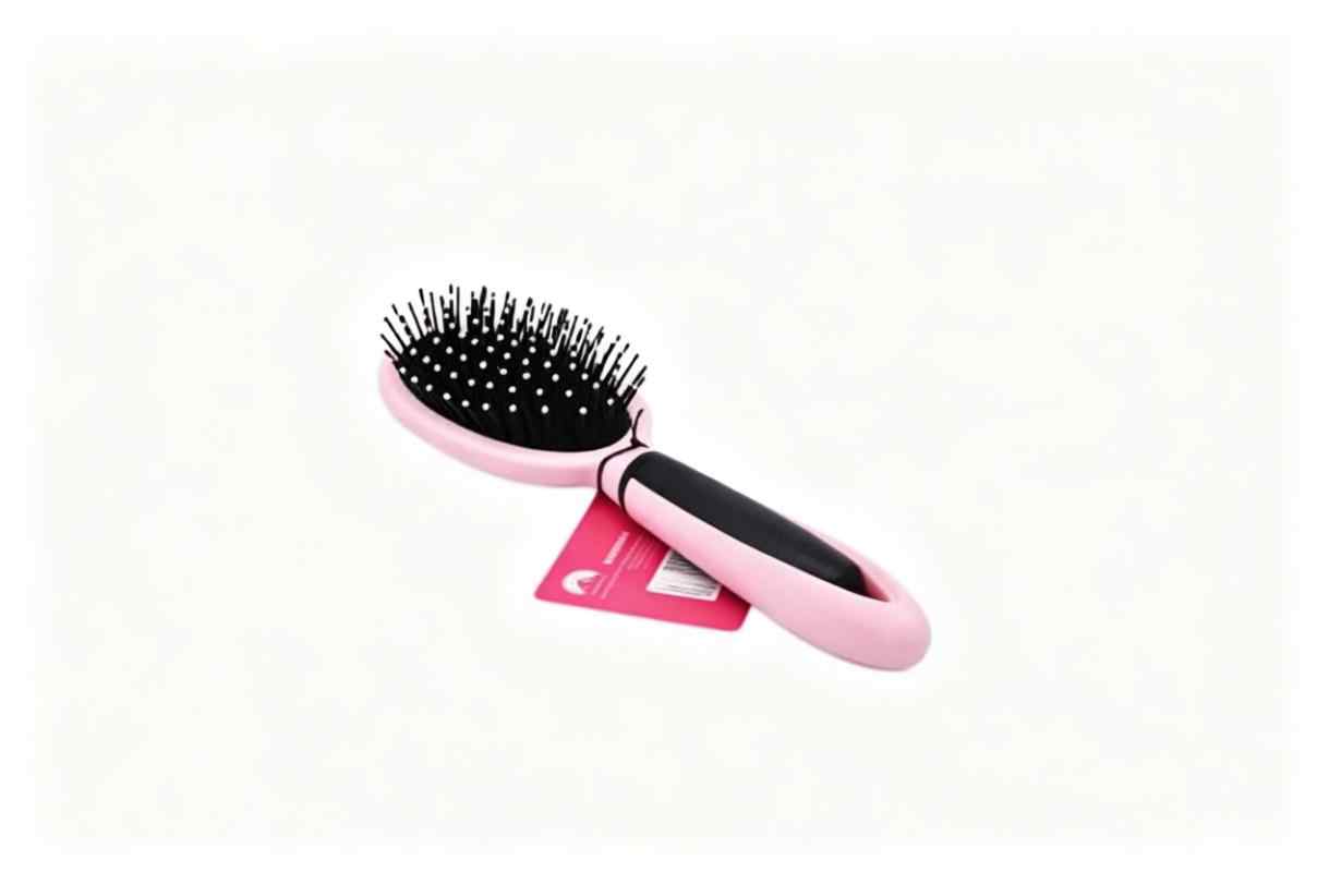 CLEAN WORLD Soft Air Cushion Paddle Hair Brush, ABS Plastic Salon Hair Brush with UV Printing, Gentle Detangling Hair Comb for Home & Salon Use